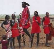 Jumping  Massai Dance.