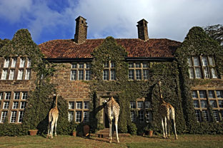 Giraffe Manor Hotel Nairobi.