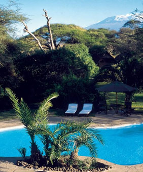Tortilis Camp with Kilimanjaro Background.